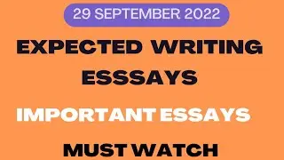 29 september 2022 important ielts writing task 2 essays | writing task 2 predicton 29 september 2022