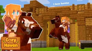 Building a Horse Stable! 💗🌱| Minecraft: Cozy Haven