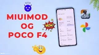 Try this MIUIMOD OG ROM on POCO F4, Super Smooth, 90fps, Unlimited Gphoto and Better Performance