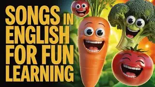 Fun Veggie Songs | Learn English Vegetable Names for Kids with Nursery Rhymes