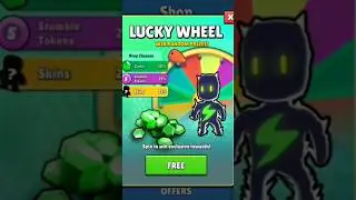 NEW FREE SPIN LUCKY WHEEL SPECIAL IN BOLT SKIN IN STUMBLE GUYS #shorts