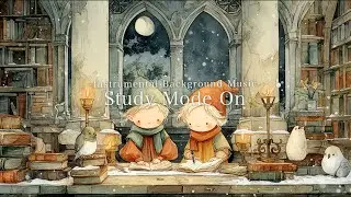 ［BGM］冬の図書館で机に向かう ☕ gentle study playlist｜cozy ambience｜relax & focus｜study music｜120-min mix
