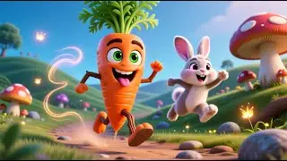 Rabbit&rsquo;s Carrot Chase 🐰🥕 | Carrot Song for Kids 😂🎶 | Animal Song 🐾 | Fuzzy Hugs! Original ✨