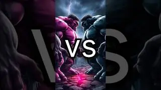 Black Hulk vs pink Hulk and avengers (hulk, captain America, Thor, Spider-Man, Strange) #avengers