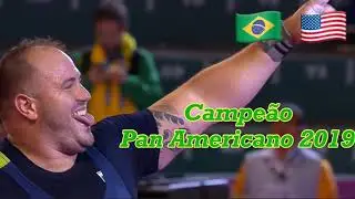 Fernando Reis ganhando ouro nos jogos Pan Americanos 2019