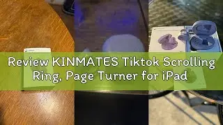 Review KINMATES Tiktok Scrolling Ring, Page Turner for iPad & Android Tablet Ebook Reading, Bluetoot