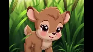 Mini the Little Baby Deer. #MiniTheBabyDeer #KidsStory #BabyAnimals #CuteDeer#ToddlerVideo #shorts