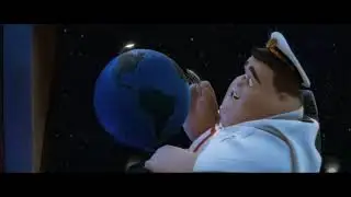 WALL&middot;E - Captain McCrea Plays With a Toy Axiom
