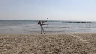 Buugeng Flow Art - Scauri Beach, Italy