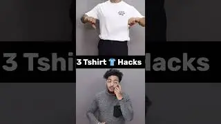 3 Tshirt Hacks Every Guy Should Know |#shorts #fashionhacks #pawanyudikhatri