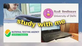 study with me for DUET 2020 #DUET2020 #NTA
