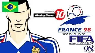 Winning Eleven 10 FIFA 98 World Cup Traduzido PT-BR - PS2