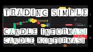 BINOMO2023 | TRADING SIMPLE CANDLE INFORMASI DAN KONFIRMASI