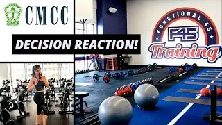 CMCC Grad School Admission Decision Reaction 2022! + F45 Coaching