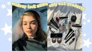 (ATTEMPTED BUT FAILED) makeup look using only E.L.F. cosmetics!!! | laur♡ |