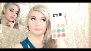 Kylie Cosmetics Blue Honey Eyeshadow Palette  Review & Tutorial