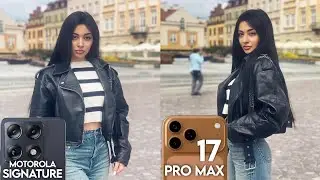 Motorola Signature VS iPhone 17 Pro Max Camera Test Comparison 