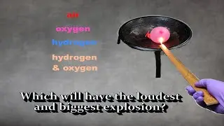 Science Experiment:  investigation into the amount of energy released through hydrogen combustion.
