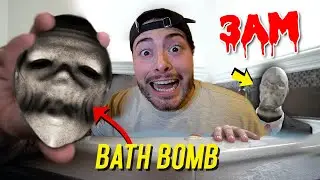 DO NOT USE SLENDER MAN BATH BOMB AT 3 AM!! (IT ACTUALLY WORKED)