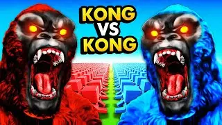 FIRE KING KONG ARMY vs ICE KING KONG ARMY