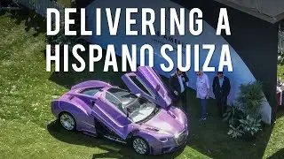 Delivering Michael Fux's Hispano Suiza Carmen Boulogne at The Amelia