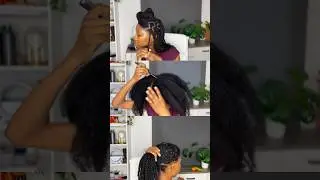 Medium - Jumbo Twists on natural hair ✨ Full video uploaded on my channel. #twist #naturalhaircare