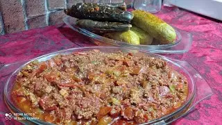 مسقعة البندورة بعبا محشي