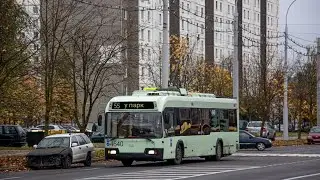 информатор троллейбусного маршрута №55 в парк г.Минска