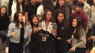 One Team: Elena Oglivie's Under Armour All-American Jersey Presentation