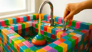 Which Sink Would You Wash Your Hands In? 🧀🍫🍯AI ASMR Sinks