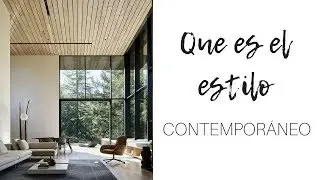 QUE ES EL ESTILO CONTEMPORANEO | Pabla en casa