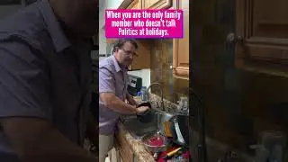 When you are the only family member who doesn&rsquo;t talk politics on holidays