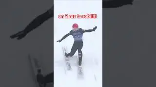 lądowanie na Jednej narcie #skijumping #skokinarciarskie #sports #skijumpingfamily