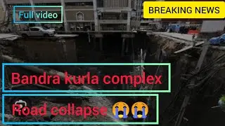 bandra kurla complex news today / bandra kurla complex road collapse / bkc road collapse / latest