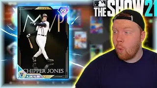 I Unlocked SUPERFRACTOR 99 Chipper Jones!! | MLB The Show 21