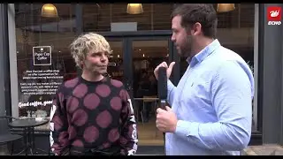 Music Legend Tim Burgess works shift at Liverpool homeless charity coffee shop