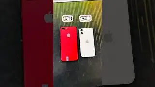 iPhone 7 Plus Vs iPhone 12 Mini || Reboot Up Speed Test! #shorts