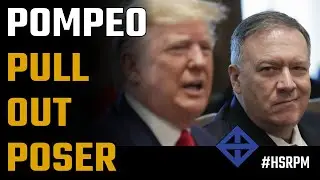 Mike Pompeo ~ Afghanistan pull  out poser