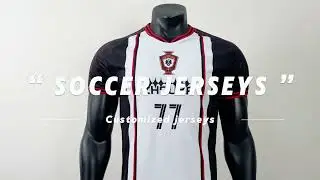 Custom Sublimation Men's Retro Soccer Jersey#soccer #soccerjersey  #footballjersey #custom #design