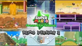 Super Mario Green Star Groove: Demo Version 2 - Release Trailer! (NSMBW Fan Mod) - 1.04