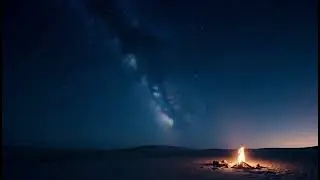 Relaxing Music Echo: Starry Desert Night ✨