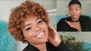 THE BEST KINKY CURLY SHORT AFRO WIG😍