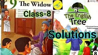 The Widow Class 8 Chapter 9 The English Tree #solutionsTheWidowClass8TheEnglishTree