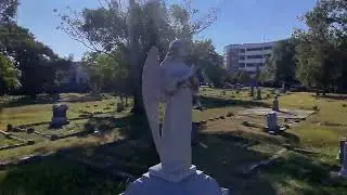 Olivewood Cemetery FPV Flythrough in Houston Texas filmed on the DJI Neo