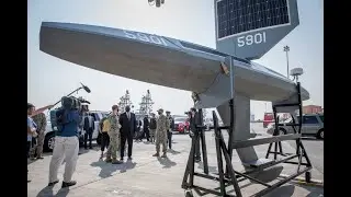 A Saildrone Explorer unmanned surface vessel
