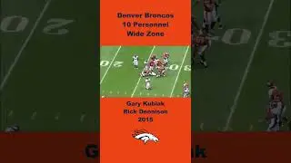 Denver Broncos 10 Personnel Wide Zone #offense #all22 #nfl #zone #football #coaching #ncaa