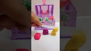 ASMR Mystery treasure chest 🧰🧰🧰 Unboxing #no21 #clay #shorts #reverse