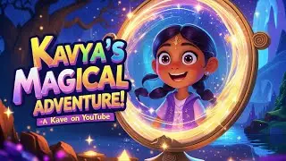 काव्या और जादुई शीशा - अद्भुत यात्राओं की कहानी | Magical Mirror Story for Kids ! Kids Stories