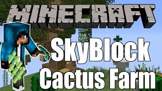SkyRegions SkyBlock Episode 6: EXPANDING AUTO CACTUS FARM!