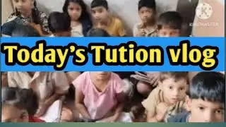 आज tution में मैने क्या पढ़ाया।Tution vlog।📝📚🥰#muskan #tution #kidslearning 
